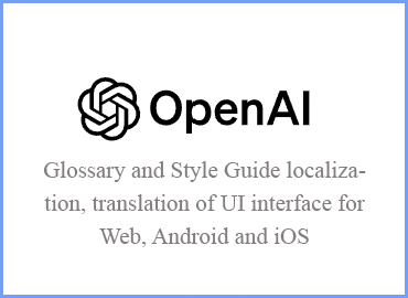 From English to Turkish,  localization and translation of UI interface for Web, Android and iOS