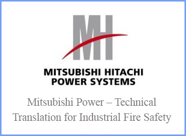 Mitsubishi Power – Technical Translation for Industrial Fire Safety and Power Control Systems